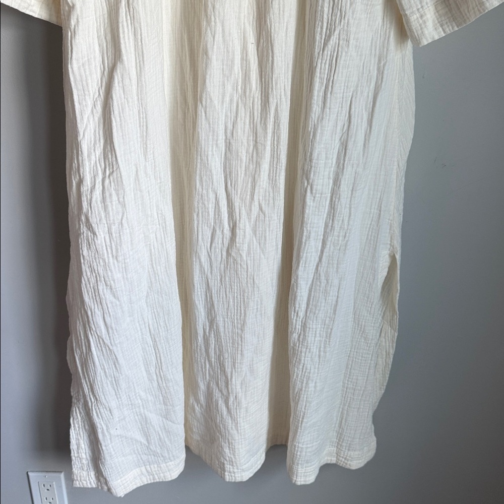 NEW Madewell Lightestspun Cover-Up Maxi Shirtdress Medium - Picture 8 of 12